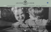 Life Story in a Book website example