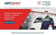 HPC247 Pest Control website example
